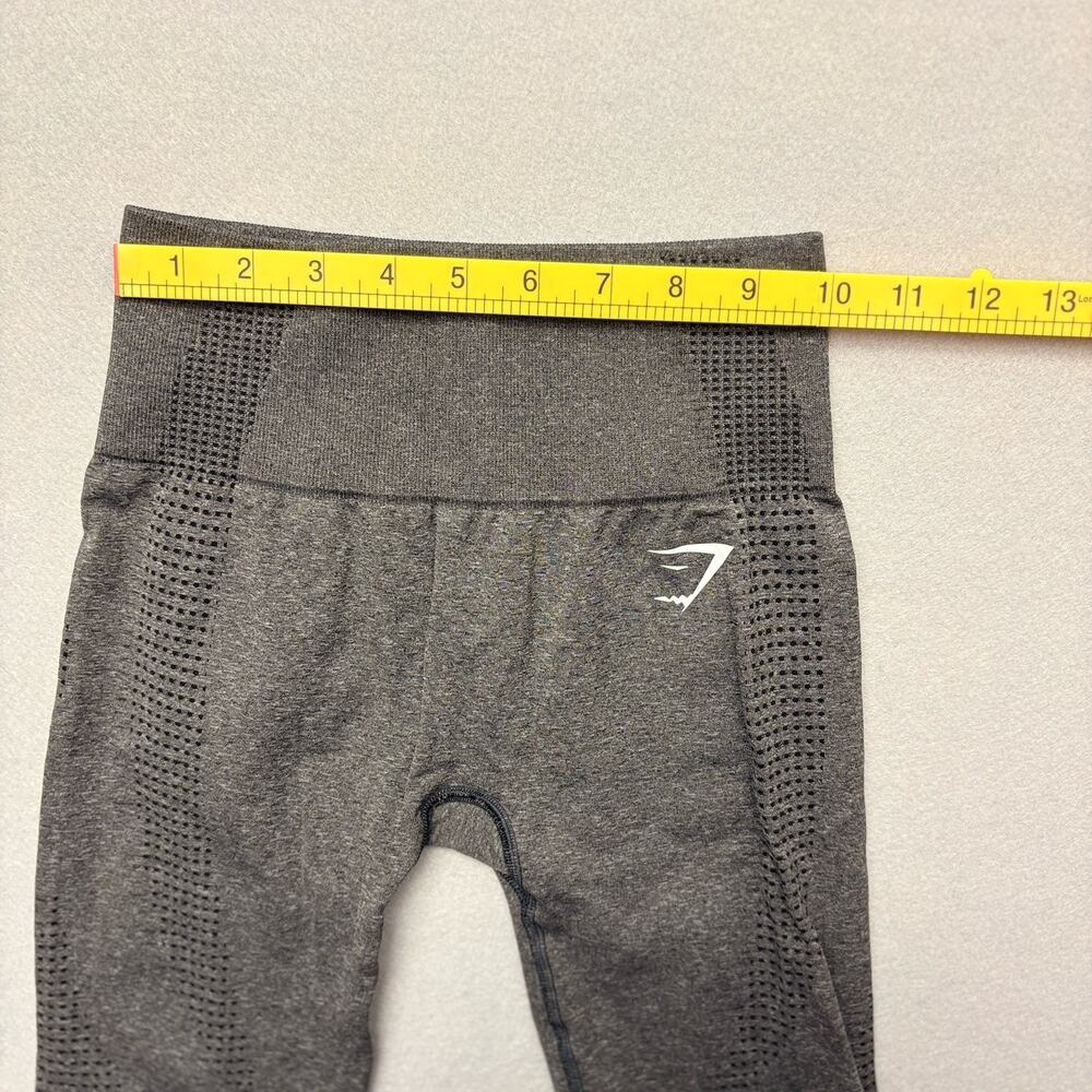 Gymshark Vital Seamless Leggings 2.0 Gray Black Marl Compression Tight Size XS - Picture 9 of 11